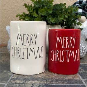 2 Rae Dunn Christmas Candles